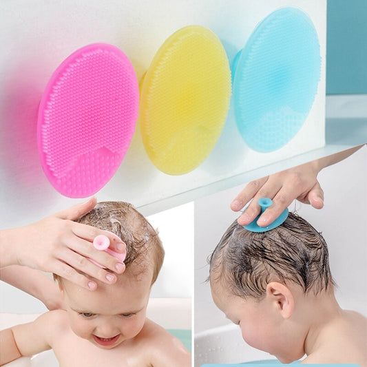 Silicone Soft Baby Bath Massage Brush - SILK RD